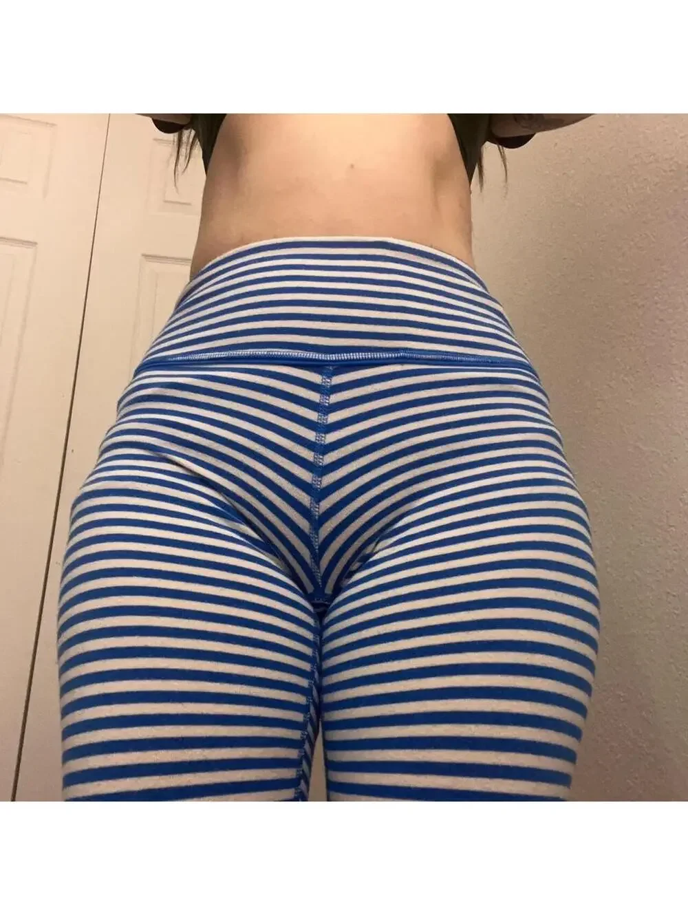 vintage Lululemon striped leggings